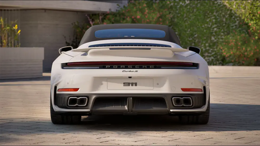 2026 Porsche 911 Turbo Cabriolet — Back